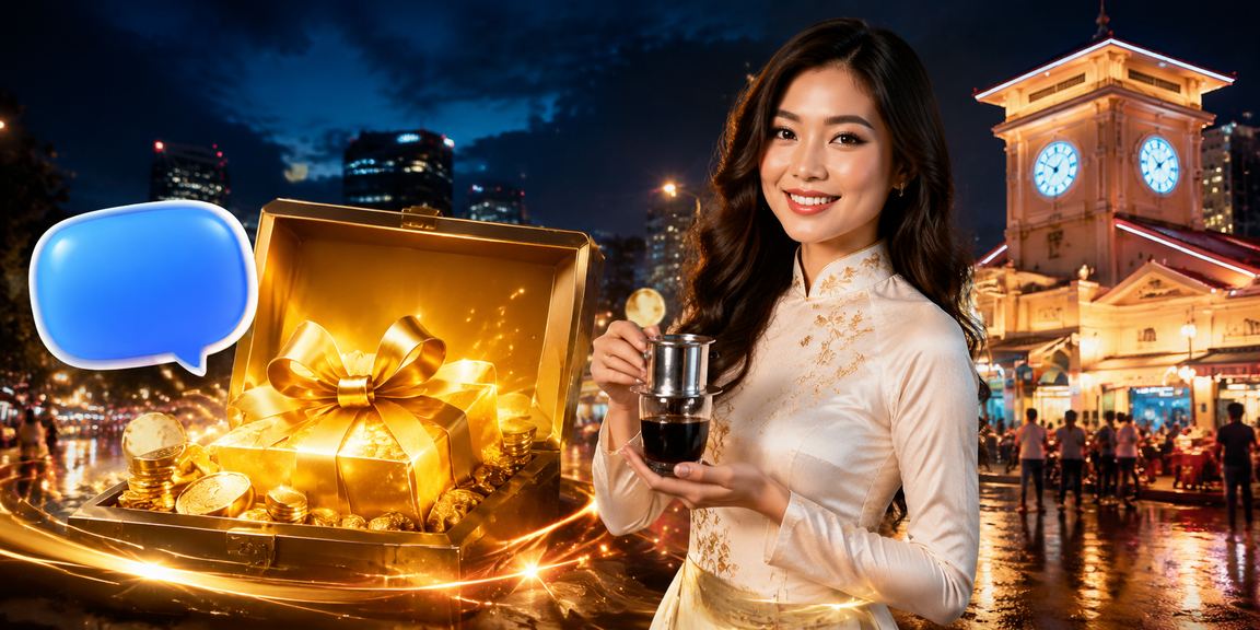 Người dùng tại TP. Hồ Chí Minh thưởng thức cà phê và chơi casino di động trên điện thoại Android
